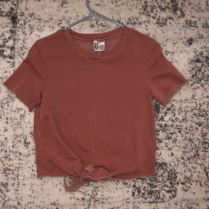 Divided Tie Bottom Tee